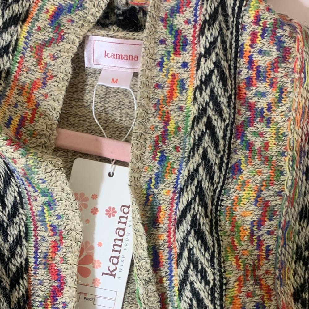 NWT Chic Multicolor Patterned Women's Cardigan NWT - image 5